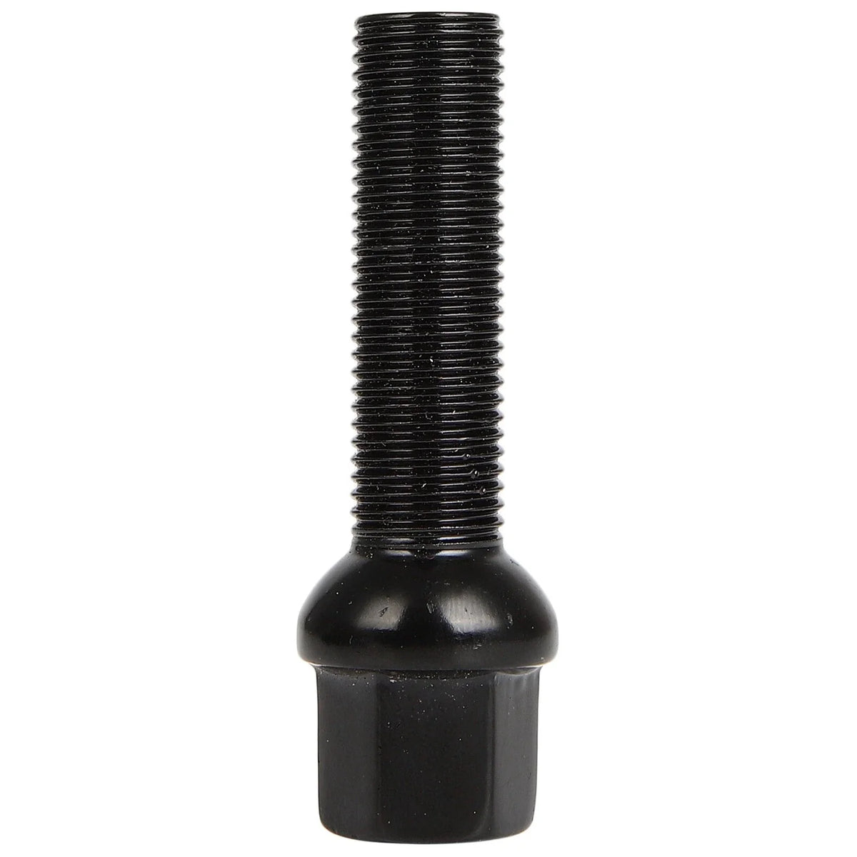Set of 20 Extended Lug Bolts 14x1.5 Black Ball Seat for VW Audi