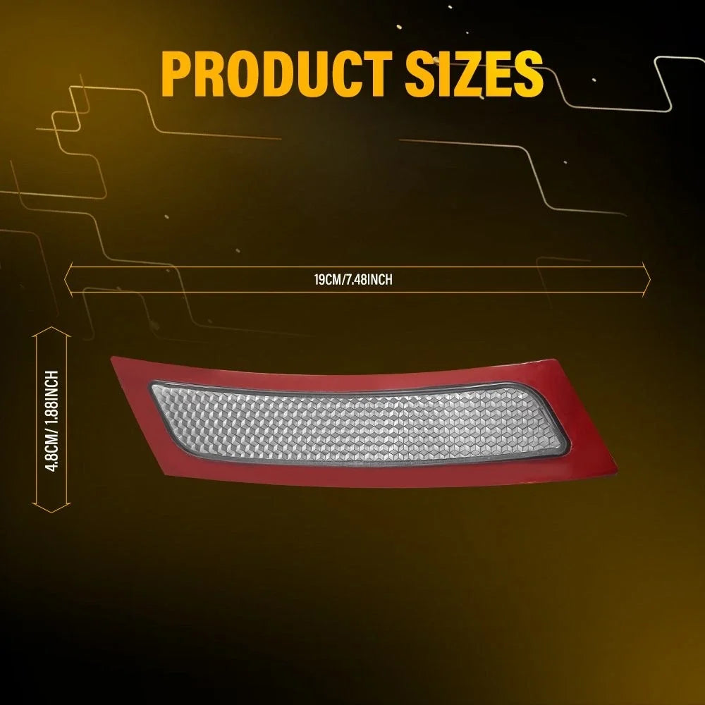 Clear Front Bumper Side Marker Light Reflectors for BMW F10 5 Series (2011–2016)