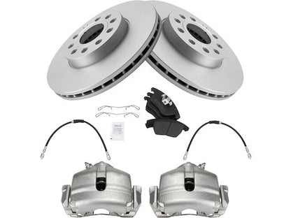 Set of 4 Brake Pads and Rotors for Audi A3 (2010) 74538ZRTF