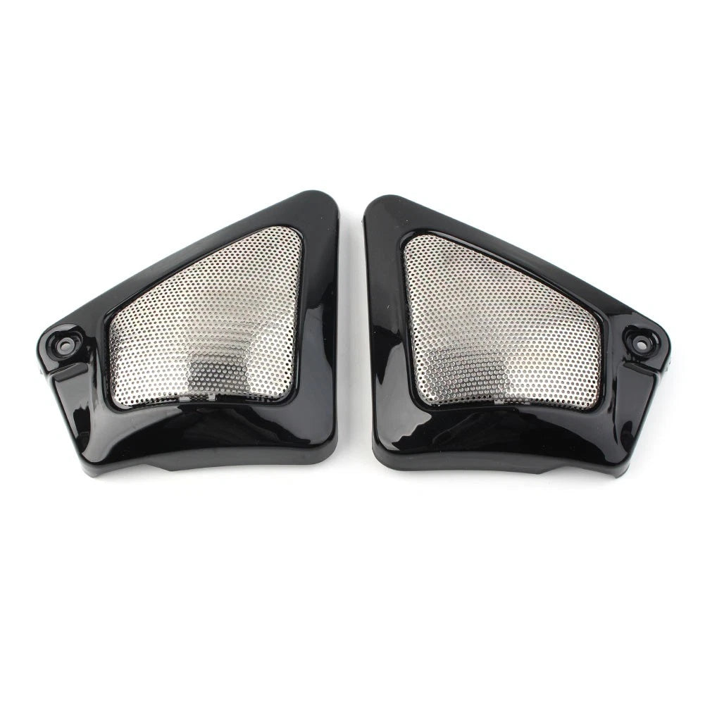 Pair Black Frame Neck Side Cover Guard for Harley V-Rod (2002–2017)