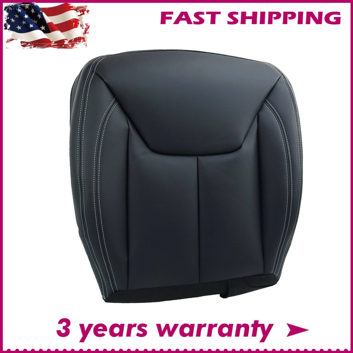 Driver Bottom Leather Seat Cover for Jeep Wrangler (2014–2017) Z2.XKMMZY01.H
