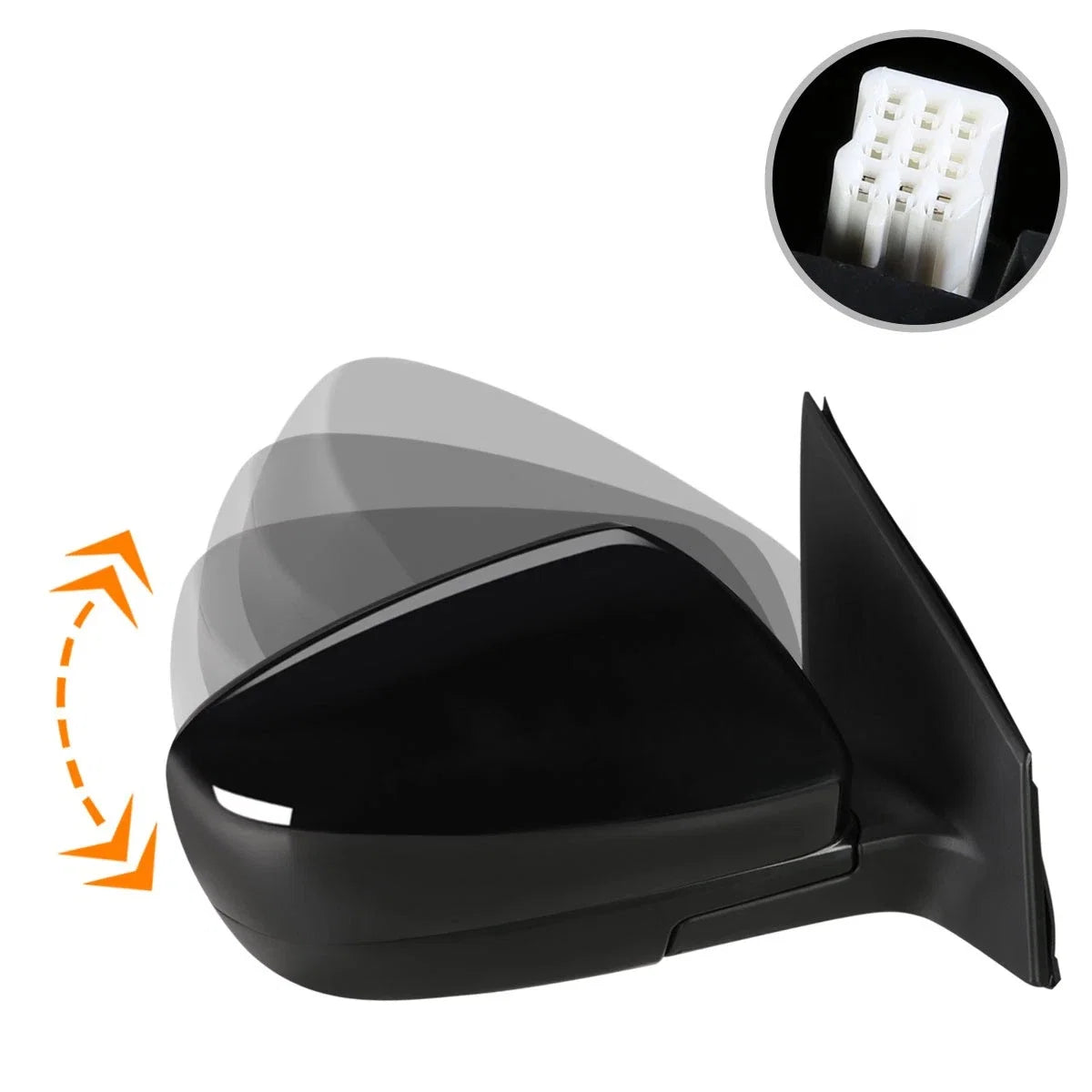 OE Style Powered Side Rear View Mirror for Mazda CX-9 (2010–2015) Right Convex