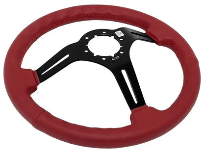 Steering Wheel for Chevy Bowtie Horn with Slotted Design for 14 inch (Fits)