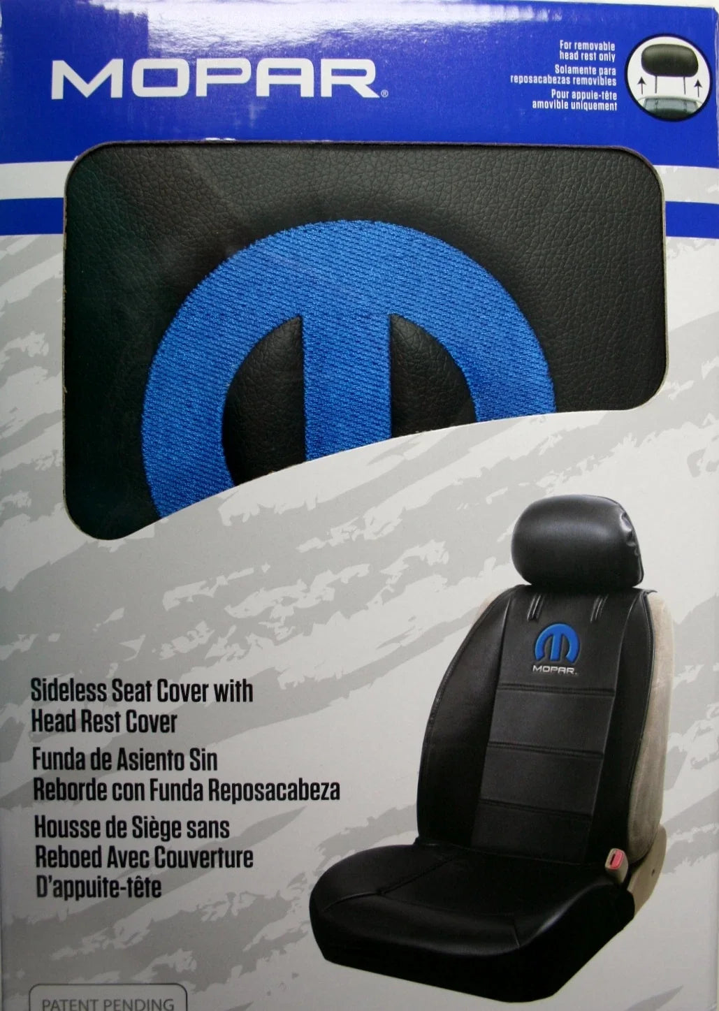 Mopar Sideless Embroidered Seat Cover for Chrysler Ram (2010–2023)