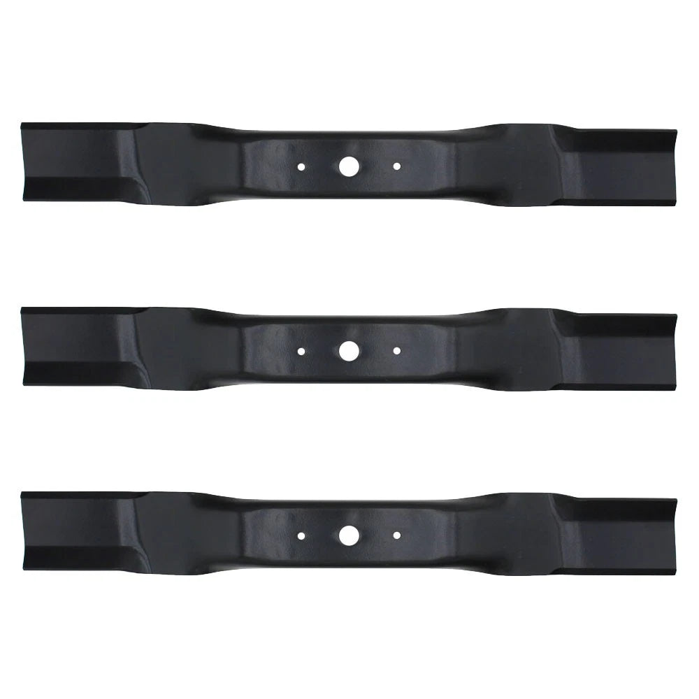 Set of 3 Mower Blades for Walker 54" Decks (Fits 5/8" Center Hole)