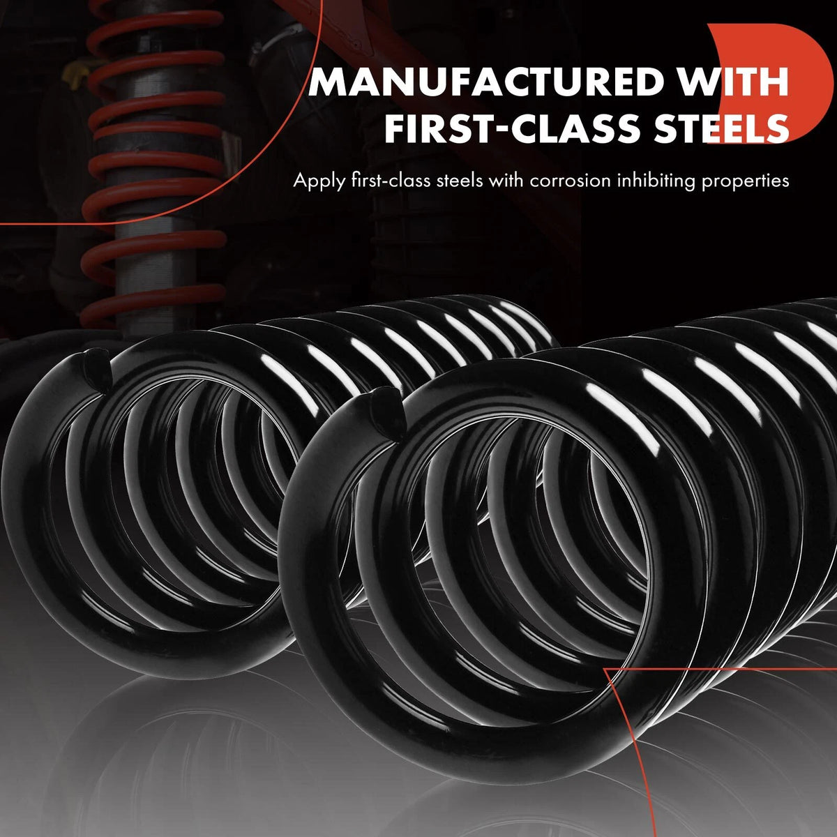 2X Rear Suspension Coil Spring for Mercedes-Benz C220 C230 (A2023242004, RA5346)