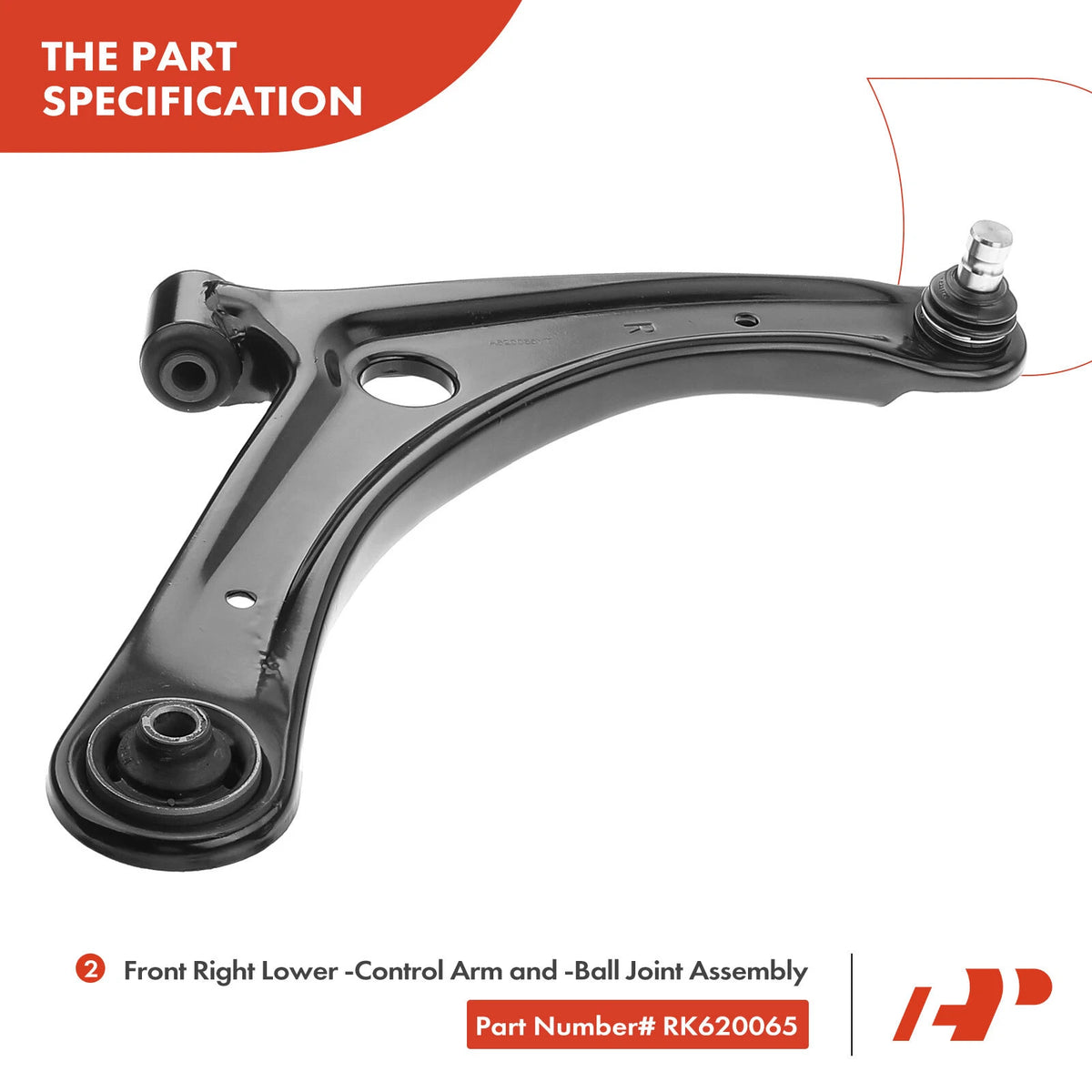 10x Front Control Arm w/ Ball Joint Tie Rod for Dodge Caliber (2007–2008) K620066, K620065, K80258, K750385, EV80645, ES800408, K9863