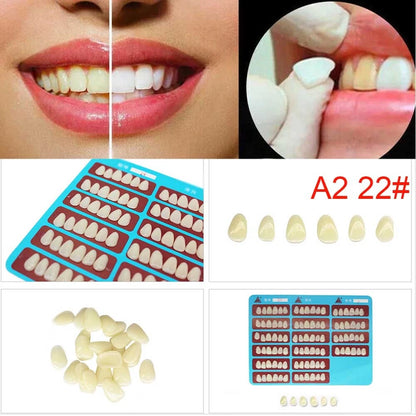 96pcs Dental Tooth Veneer Anterior Resin Thin Teeth Veneers