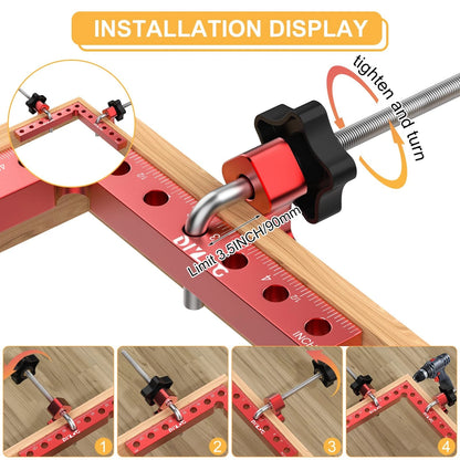 4X Corner Clamp for Woodworking 90 Degree (5.5")