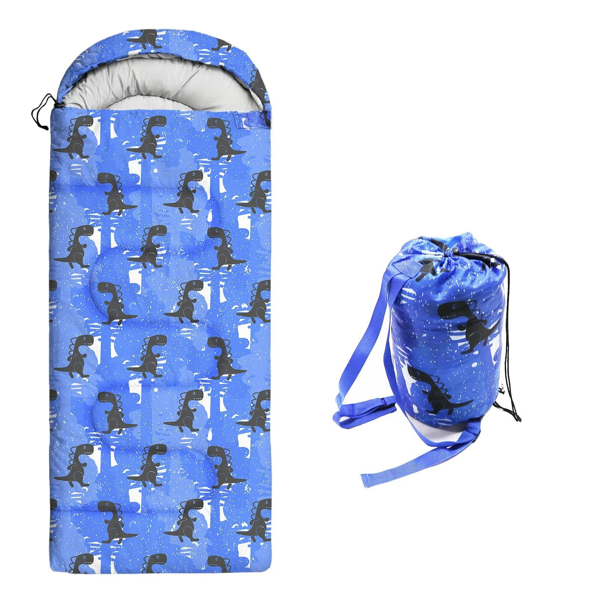Kids Sleeping Bags for Camping (Compact, Carry Bag Included)