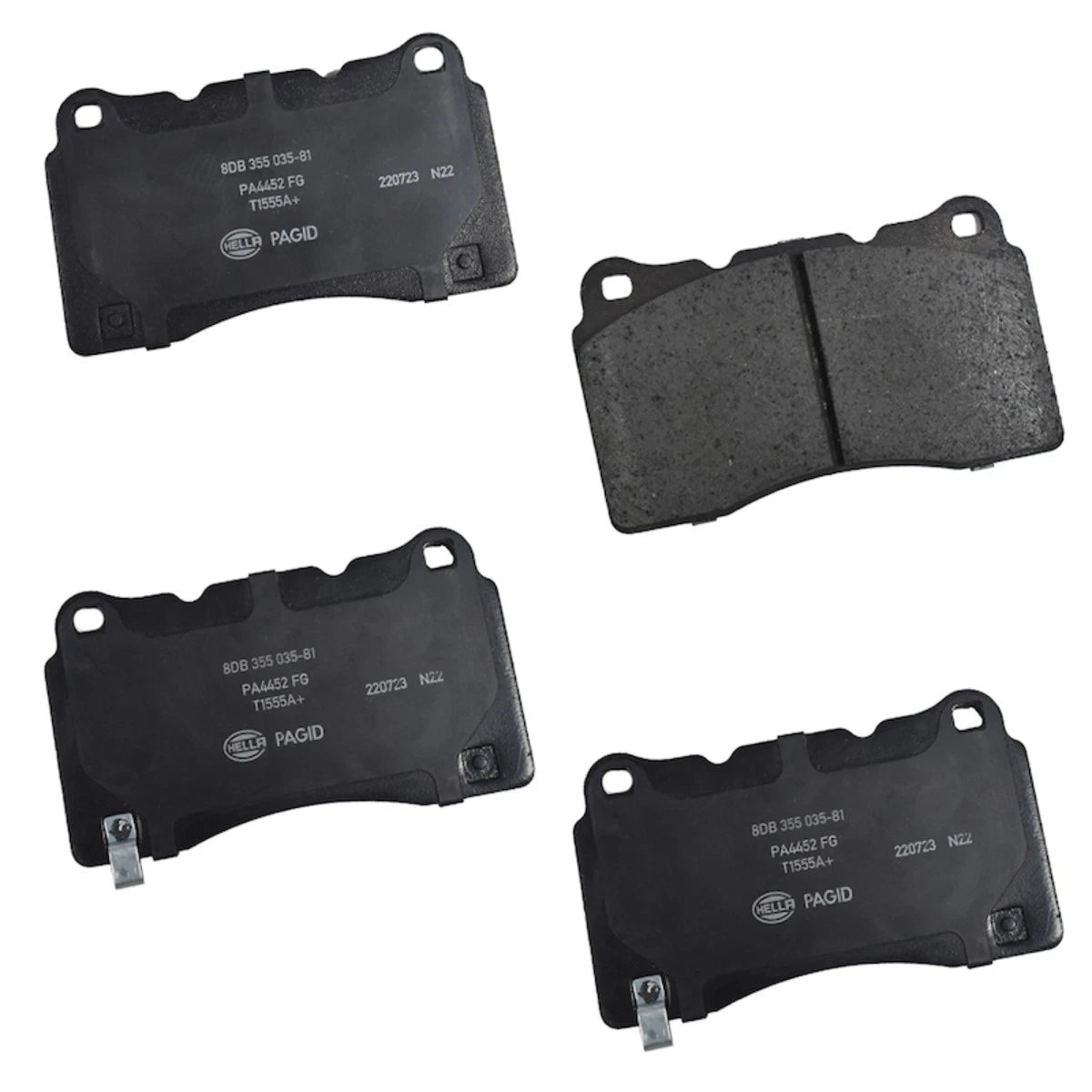 Set of 4 Brake Pad Sets for Cadillac STS (2005–2011) SET-H57355035811-E