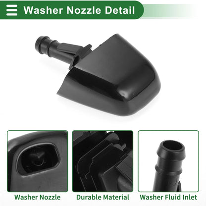 Front Driver Side Headlight Washer Nozzle for Nissan X-Trail T31 (2007–2014) No. 286421DL0A