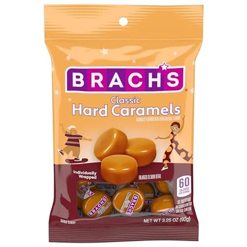 Caramel Hard Candy for Brach's Nips (Pack of 12)