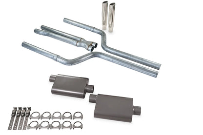 Dual Exhaust Kit for Chrysler 300 5.7L V8 (2005–2018) 2.5" RC Tip Rear Exit