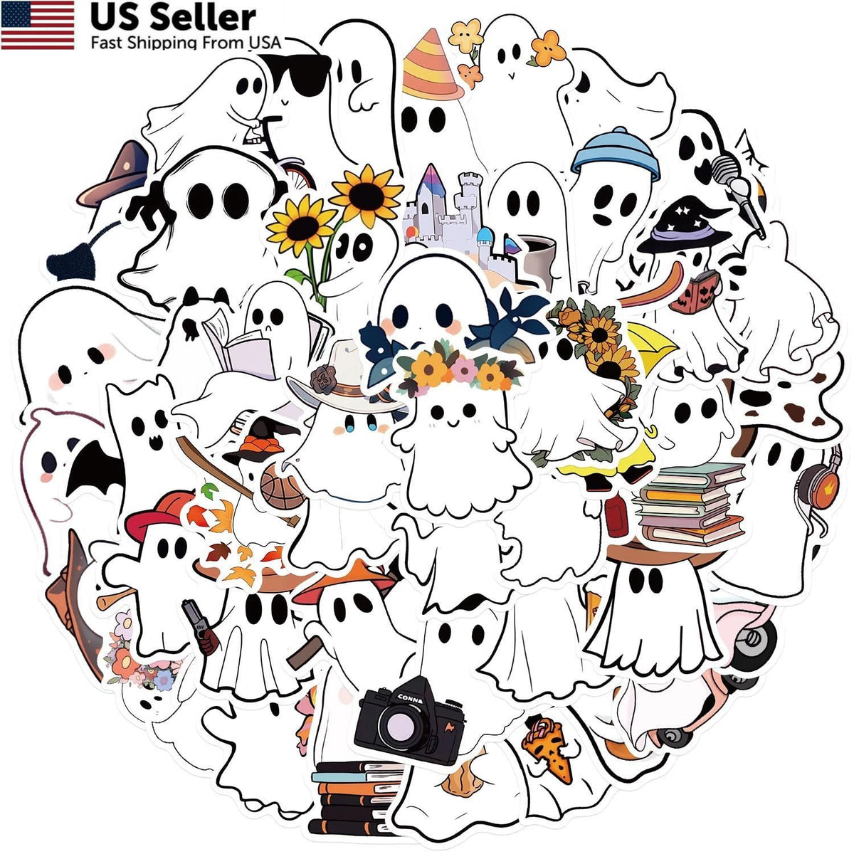50Pcs Funny Stickers for Water Bottles (Adults)