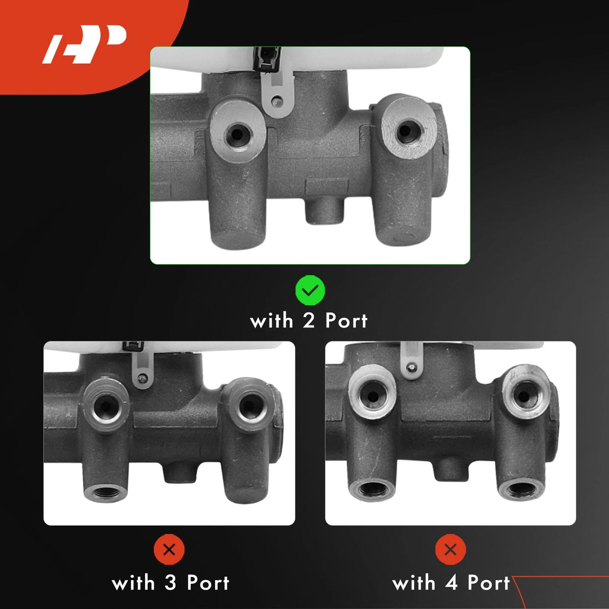 Brake Master Cylinder w/ Reservoir for Nissan Frontier, Xterra (2005–2010) 46010-EA220, M630484