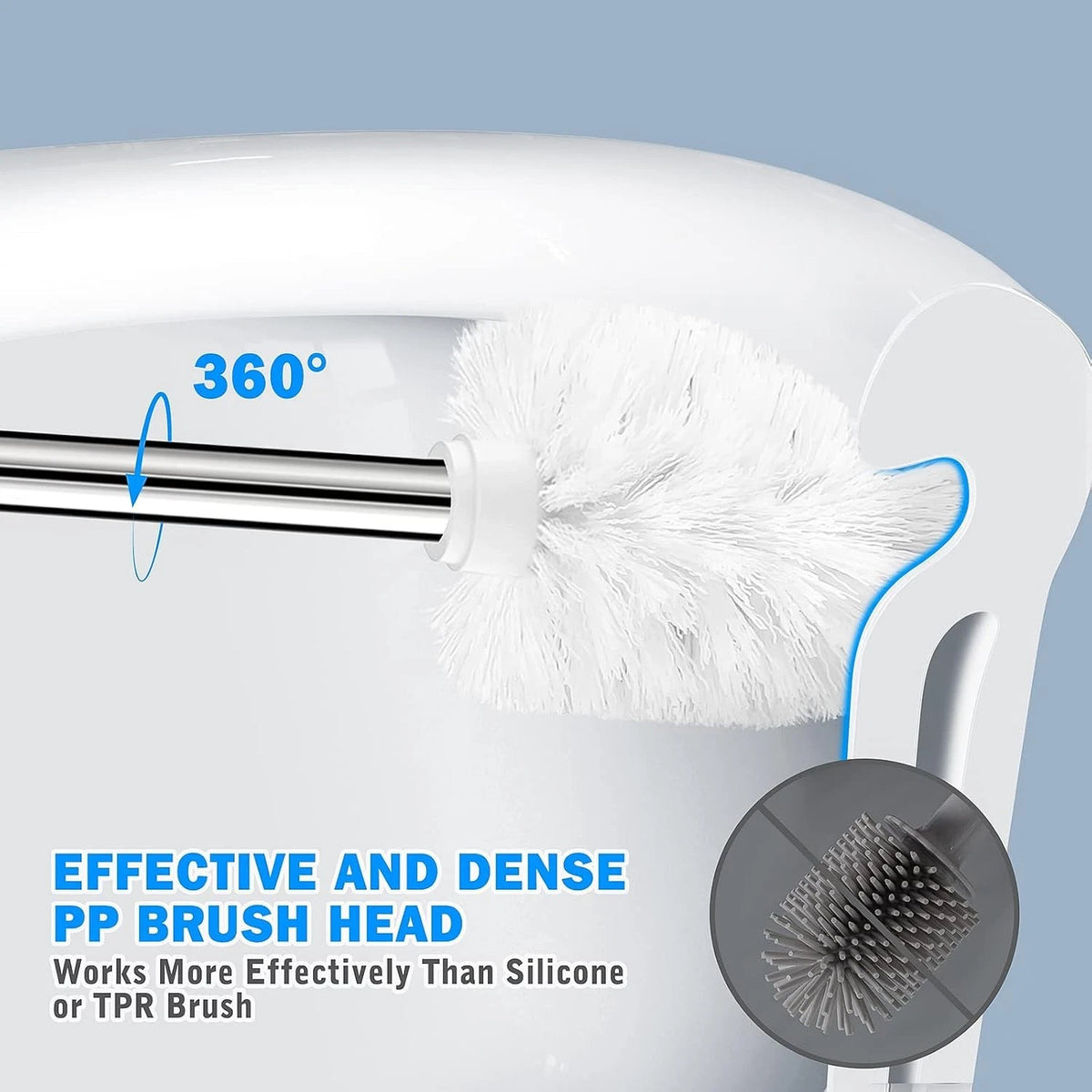 2X Toilet Brush and Holder for Universal Use (2023–2023)