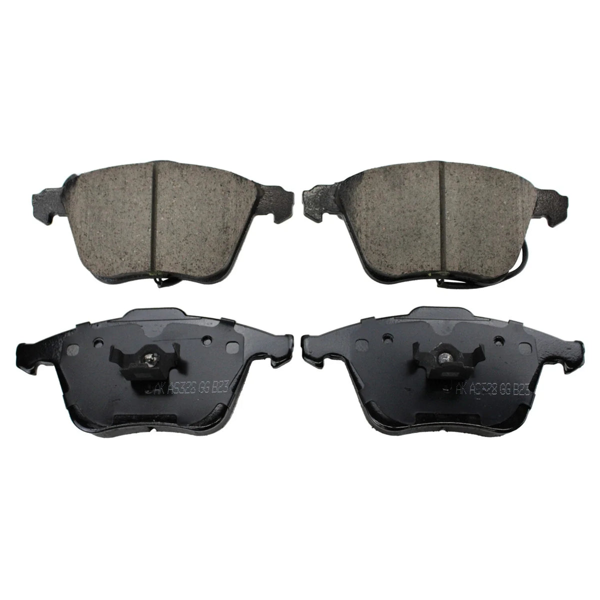 Set of 4 Front Ceramic Disc Brake Pads for Audi A4 A6 Quattro S4 (2004–2011)