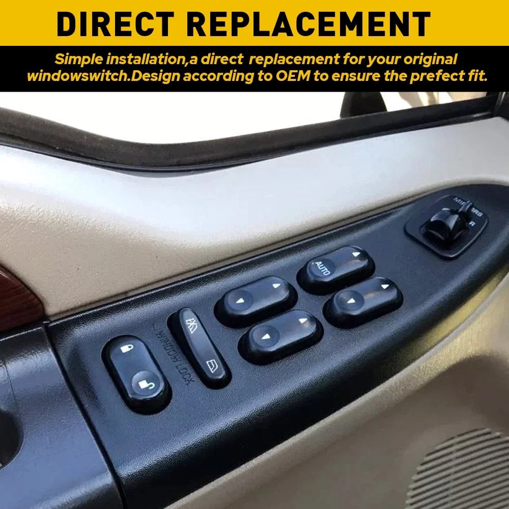 Driver Side Master Window Power Switch for Ford F250 F350 F450 (2002–2007)