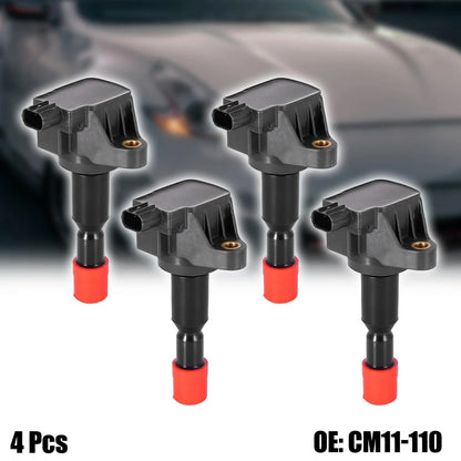Set of 4 Ignition Coils for Honda Fit (2007–2008) CM11-110