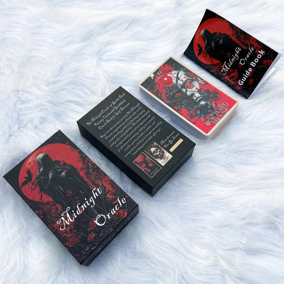 Midnight Oracle Cards for Gothic Dark Fantasy (50 Cards)
