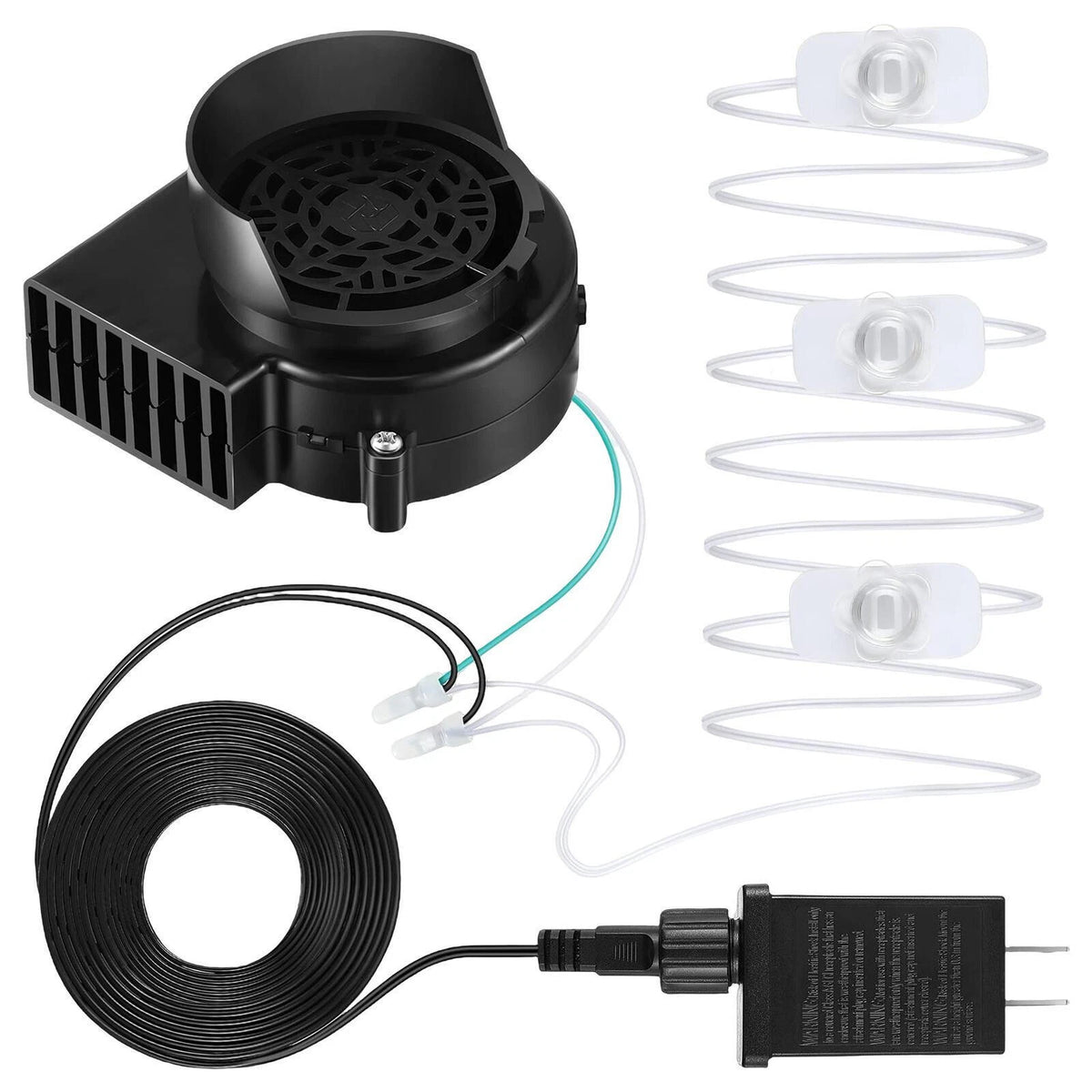 Set of 3 12V Fan Blower Motors with 3 LEDs for Yard Inflatable Decor