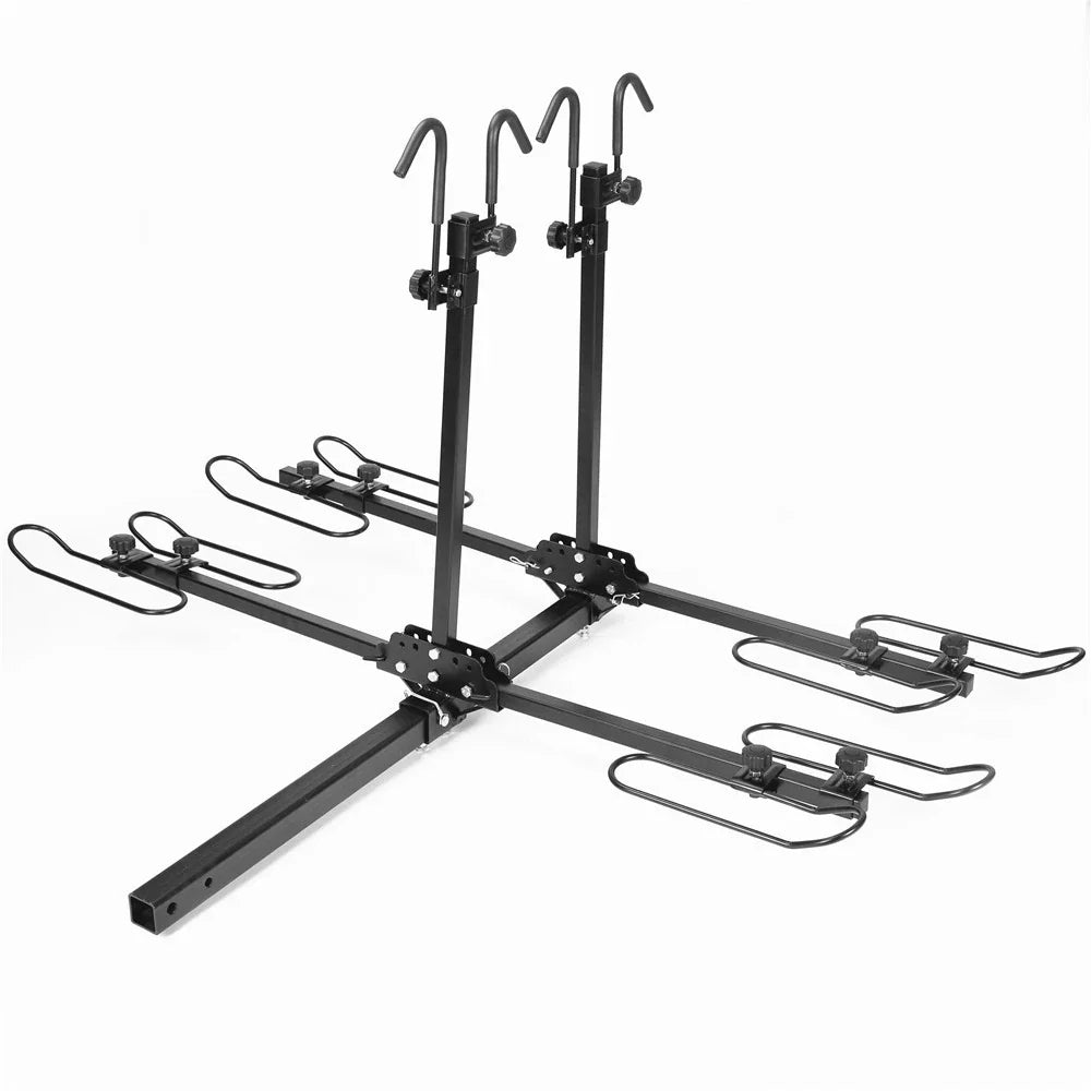 Hitch Mount 4-Bike Rack Carrier for Car SUV (240lbs Capacity)