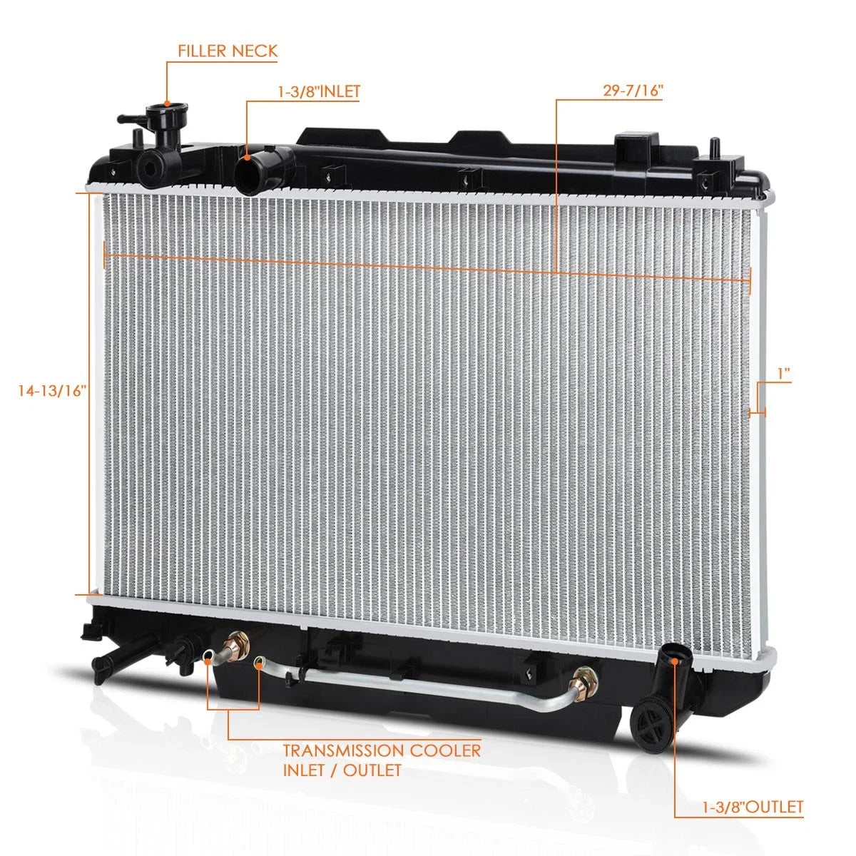 Aluminum Core Cooling Radiator for Toyota RAV4 (2001–2005) DPI-2403