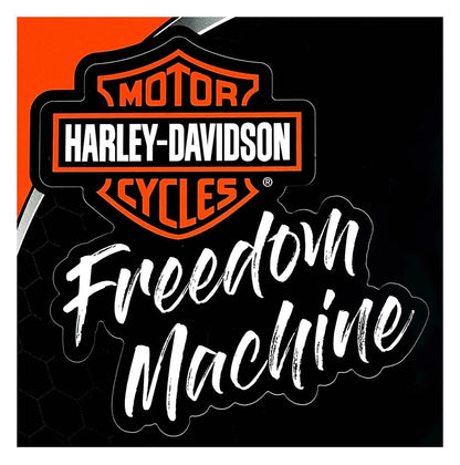 Freedom Machine Bar & Shield Logo Decal for Harley-Davidson (6 x 8 in.)