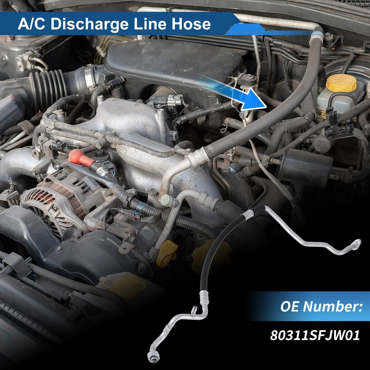 A/C Refrigerant Liquid Hose for Honda Odyssey (2005–2008) No. 80311SFJW01