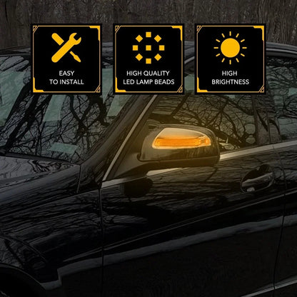 Left Side Mirror Turn Signal Yellow Light for Mercedes W204 C250 C300 C350 C63 (2008–2014)