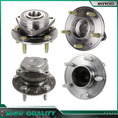 Set of 4 Front Rear Wheel Bearing Hub for Chevrolet Volt (2013–2015) Buick Verano (2013–2017)