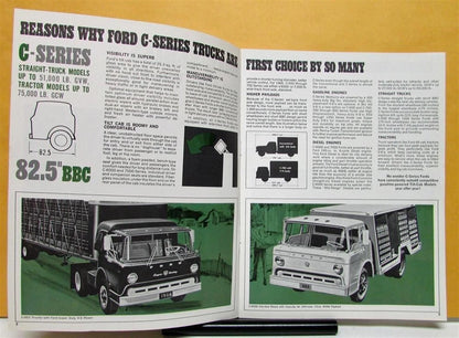 Sales Brochure for 1966 Ford Tilt Cab Trucks C Series 550-8000 CT 750-950