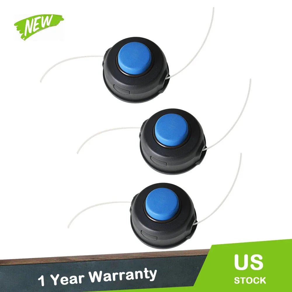 3-Pack Cutter Line Head for Husqvarna Weedeater 122L 124C 124L