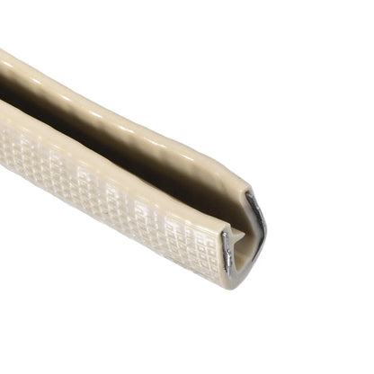 Edge Trim U Seal Extrusion for Universal Fit (16.4Ft) Beige U Channel
