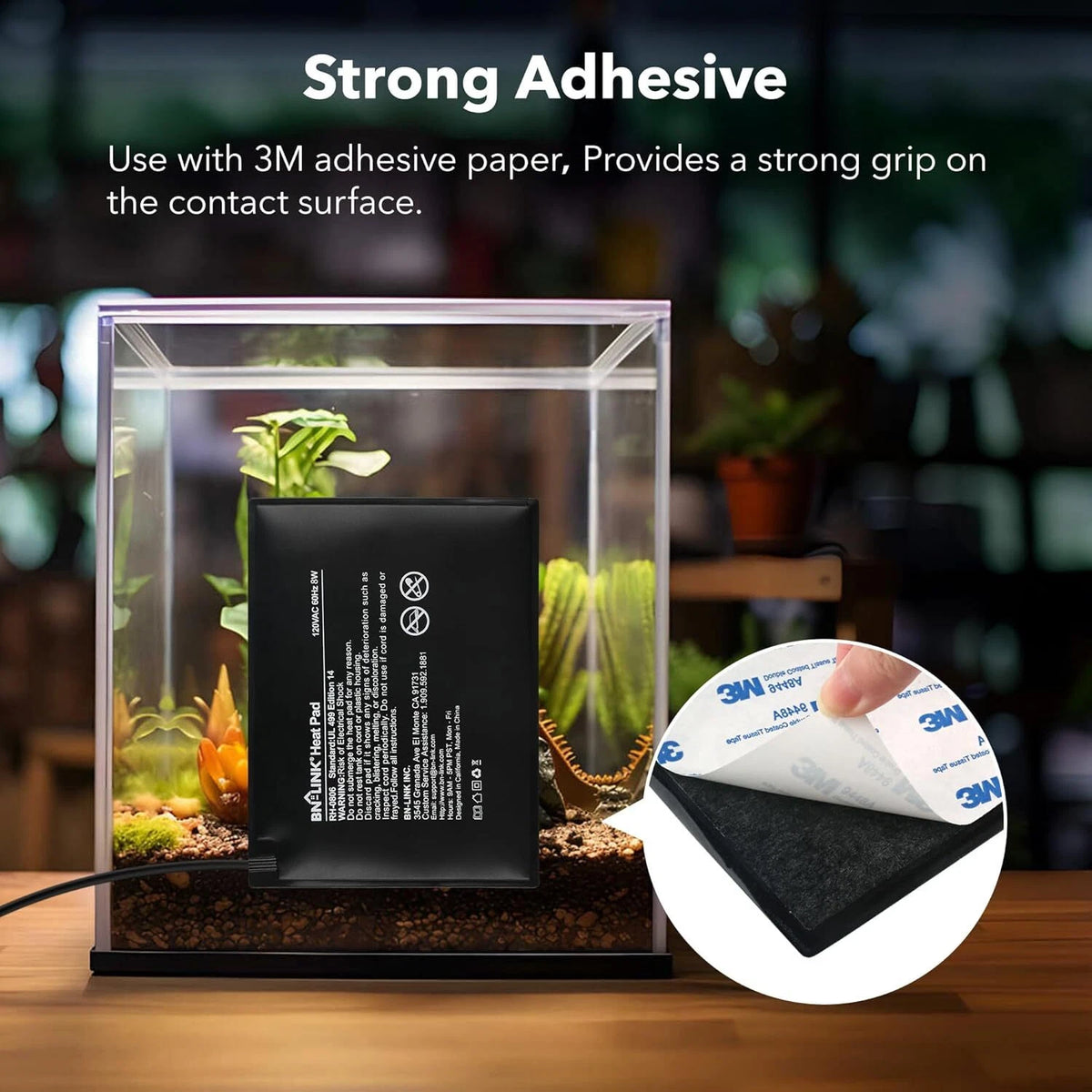 Reptile Heating Pad with Digital Thermostat for Terrarium