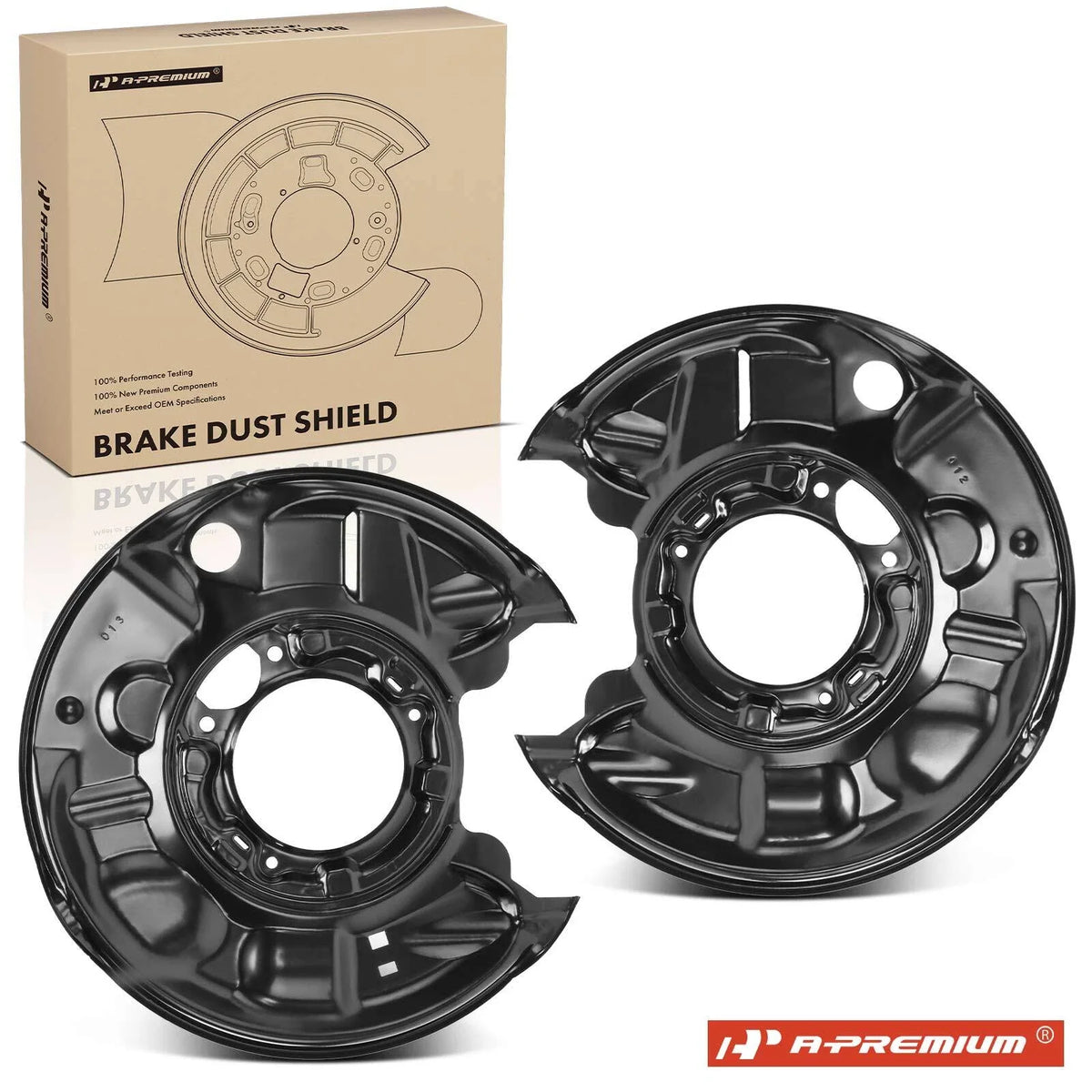 2X Brake Dust Shield Rear for Mercedes-Benz C230 C240 C280 C32 AMG C320 (2001–2009)