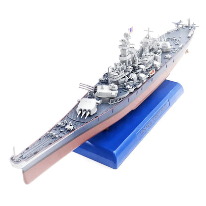 Alloy WWII USS New Jersey BB-62 Battleship Model (1/1000 Scale)