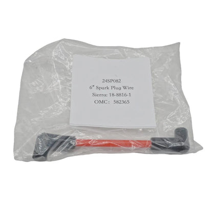Set of 6 Spark Plug Wires for OMC Johnson Evinrude Outboard (20-35 hp) 0582365