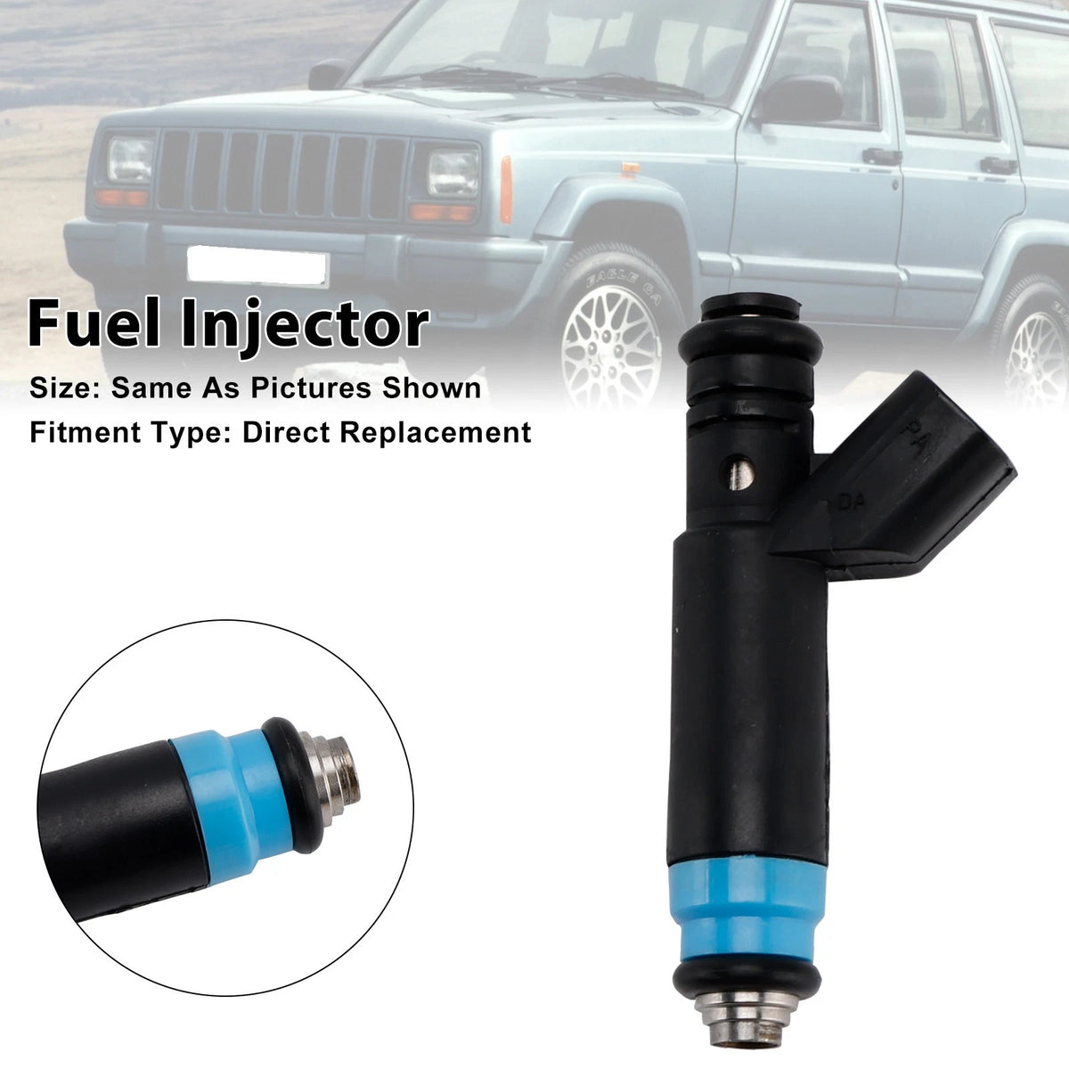 Fuel Injector for Jeep 4.0L I6, Dodge RAM (1999–2004) 04854181, 0280155784