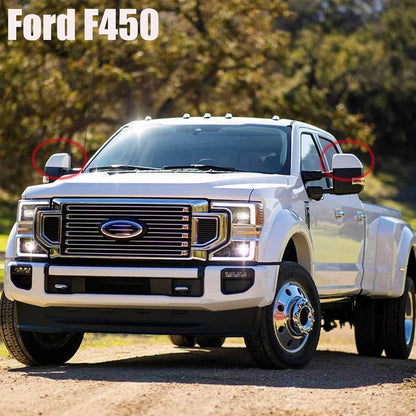 Chrome Plated Mirror Covers for Ford Super Duty (2008–2016) CA0100046-PN