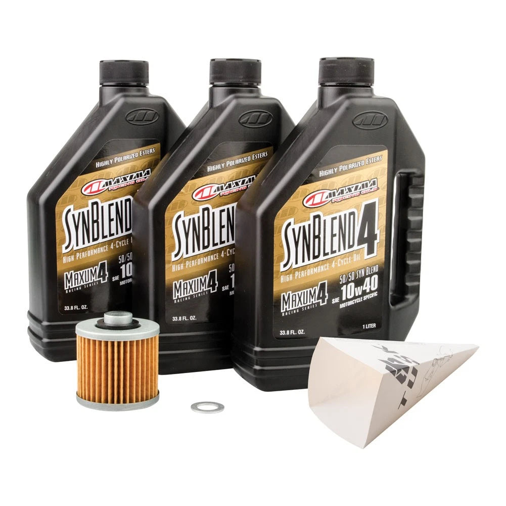 2X Tusk 4-Stroke Oil Change Kit for Maxima Synthetic Blend 10W-40 (2015–2023)