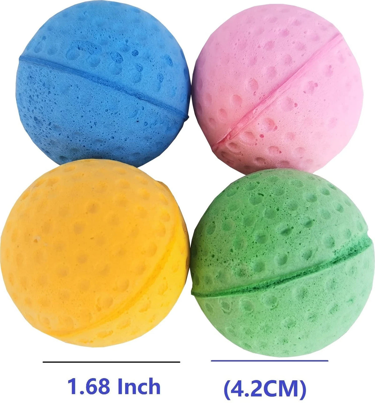 12X Foam Soccer Ball Toy for GINFH (Mixed Colors)