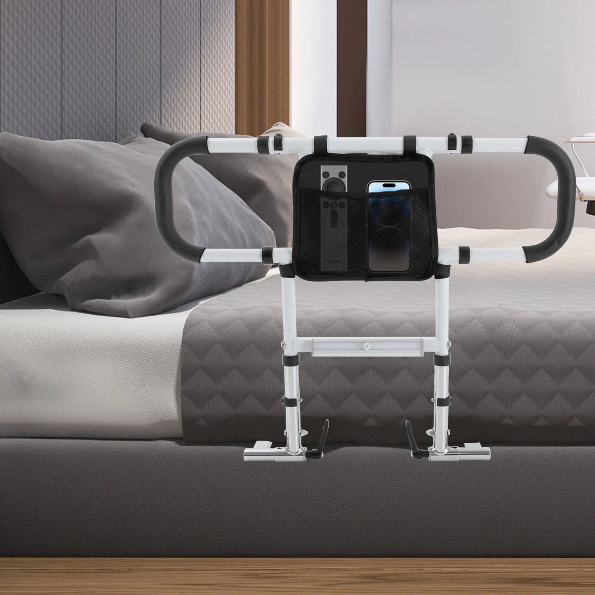 Foldable Bed Rails for Elderly Adults (180°) 136kg/300lbs
