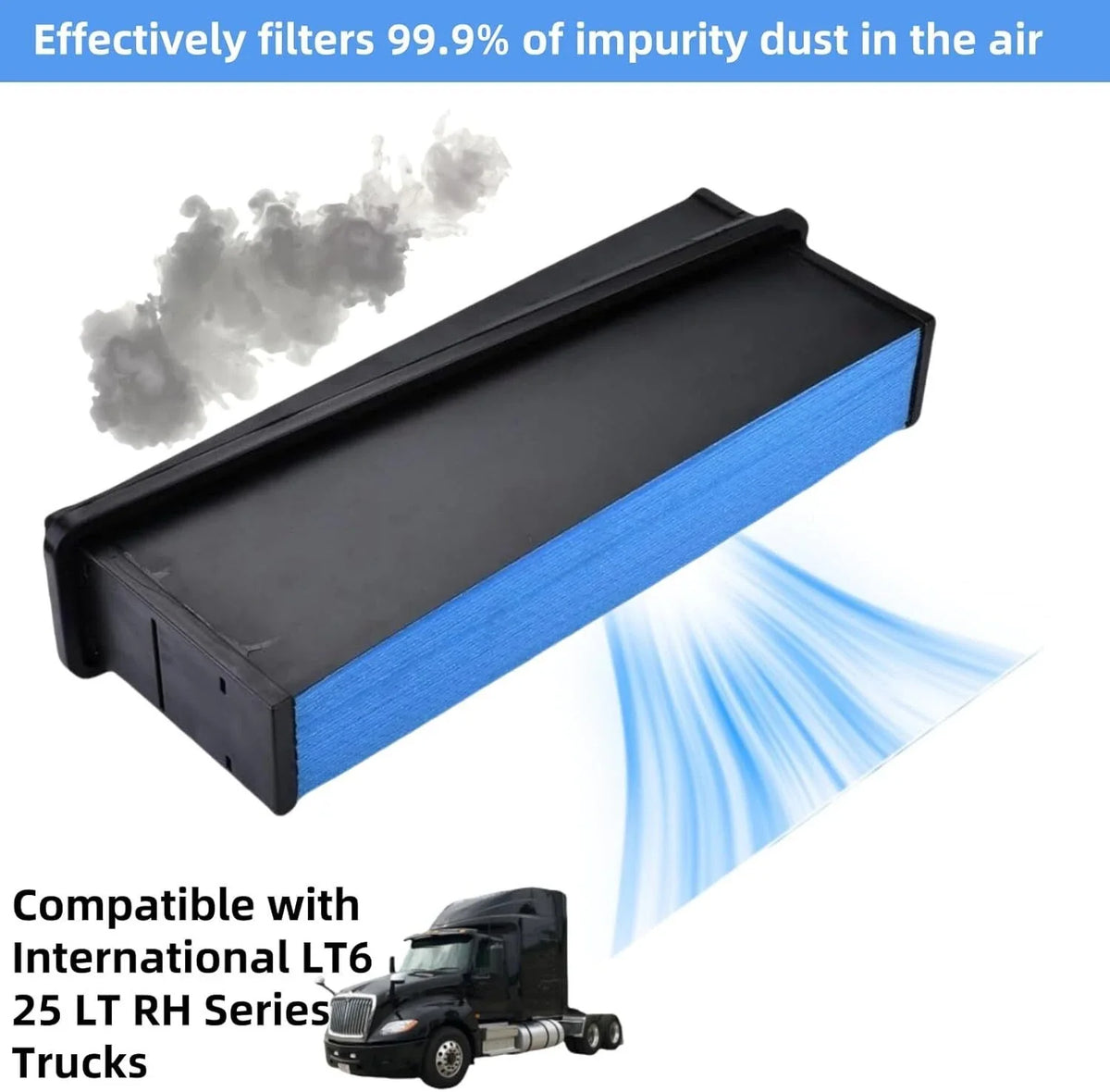 Set of 4 Engine Air Filters for International LT625 (2017–2023) - 2515573C1, P643132