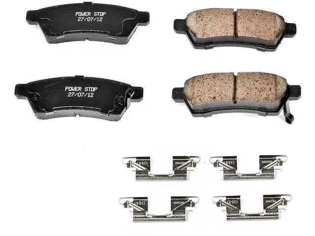 Set of 4 Rear Brake Pads for Suzuki Equator (2009–2012) HD687PH