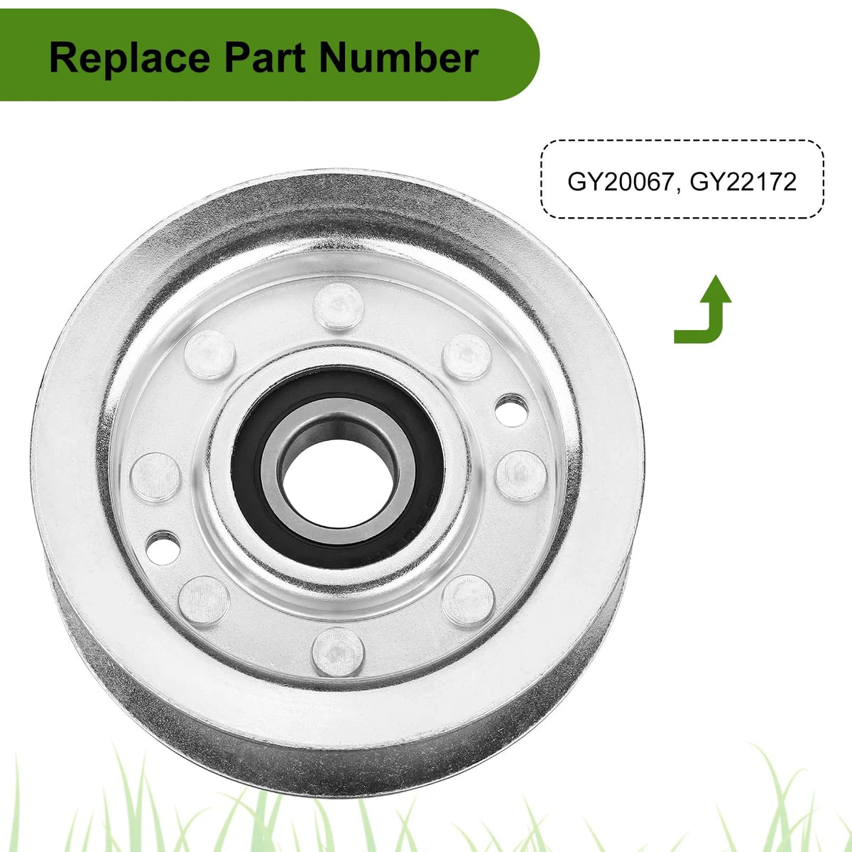 Idler Pulley 2 Pack for John Deere Lawn Mower 42 48 Inch Deck
