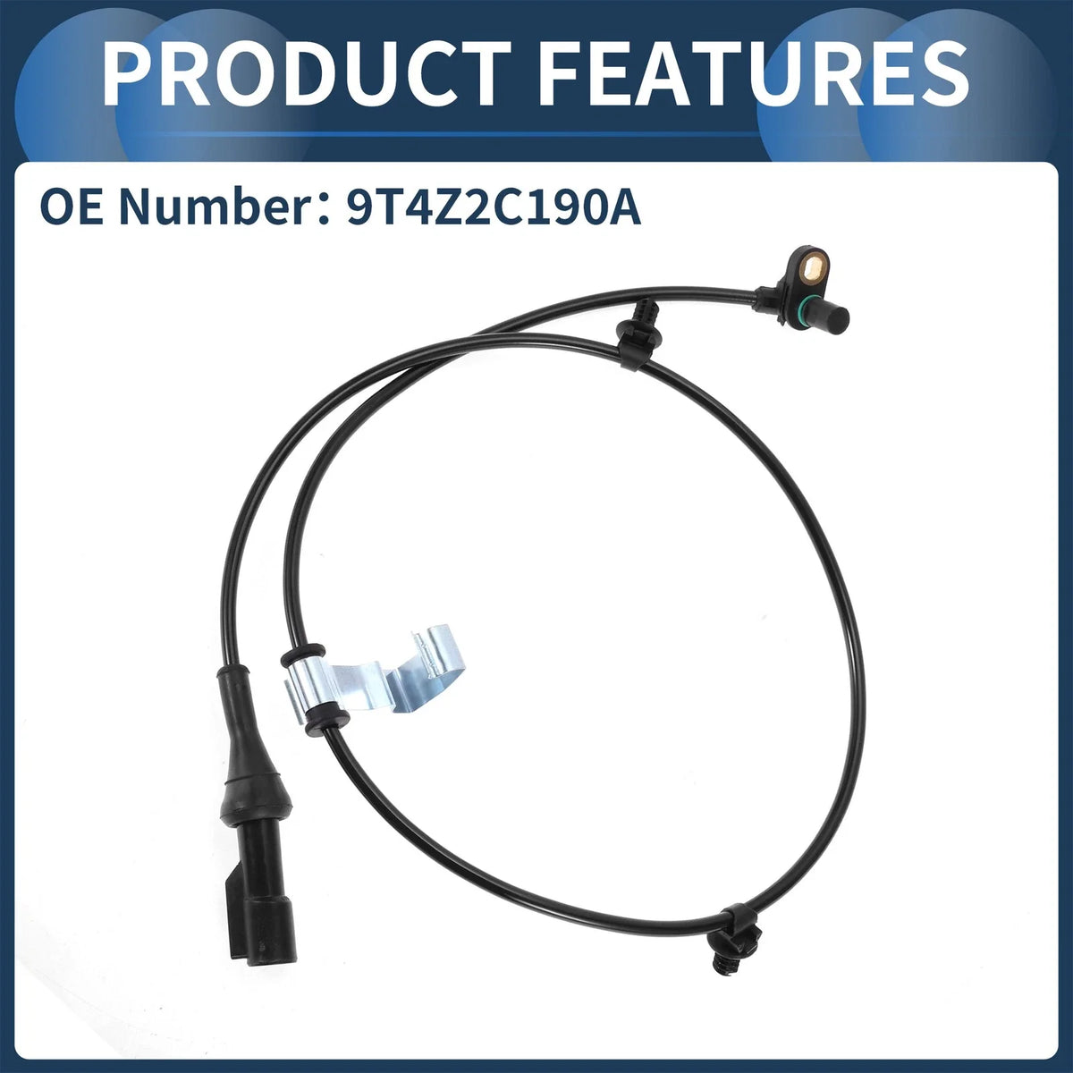ABS Wheel Speed Sensor No. 9T4Z2C190A for Ford Edge (2007–2014) FWD Rear Right