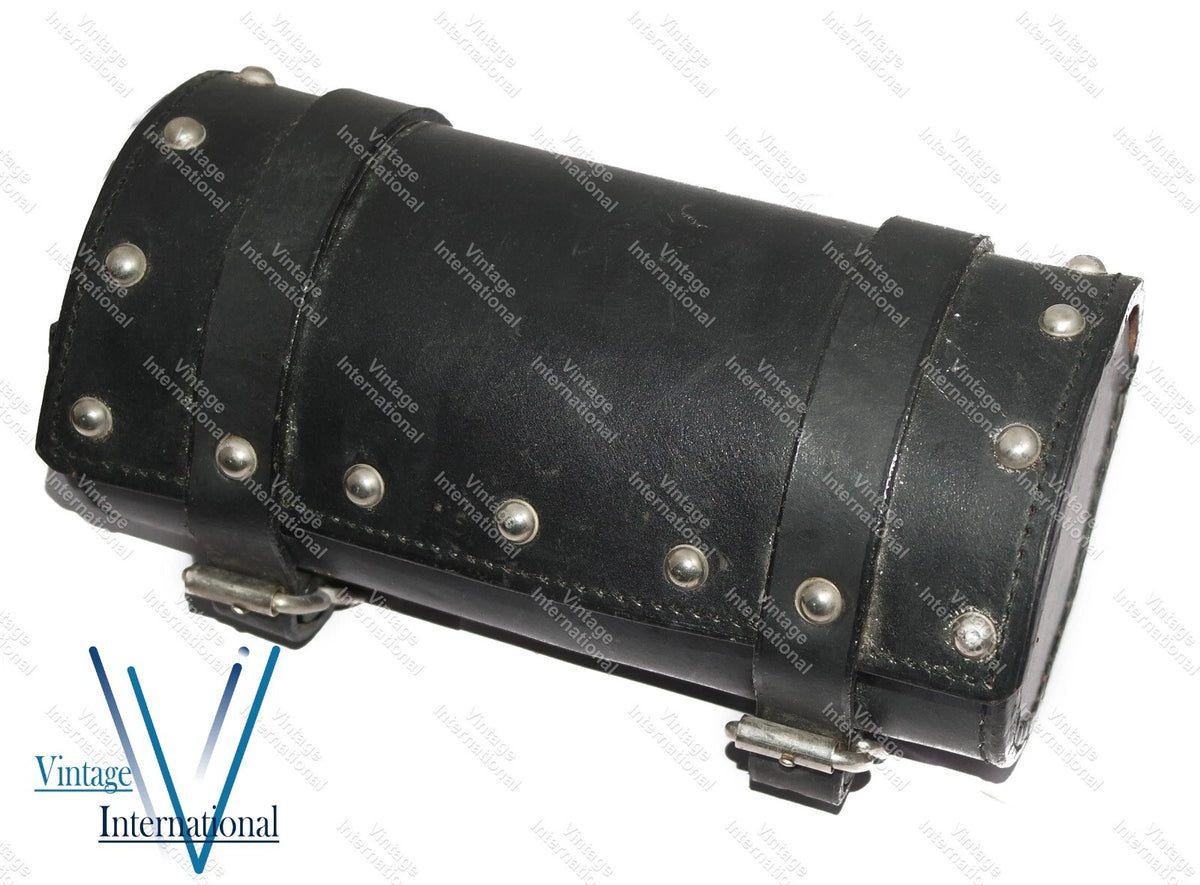 Universal Fork Leatherette Tool Roll for Motorcycle Saddlebag Handlebar