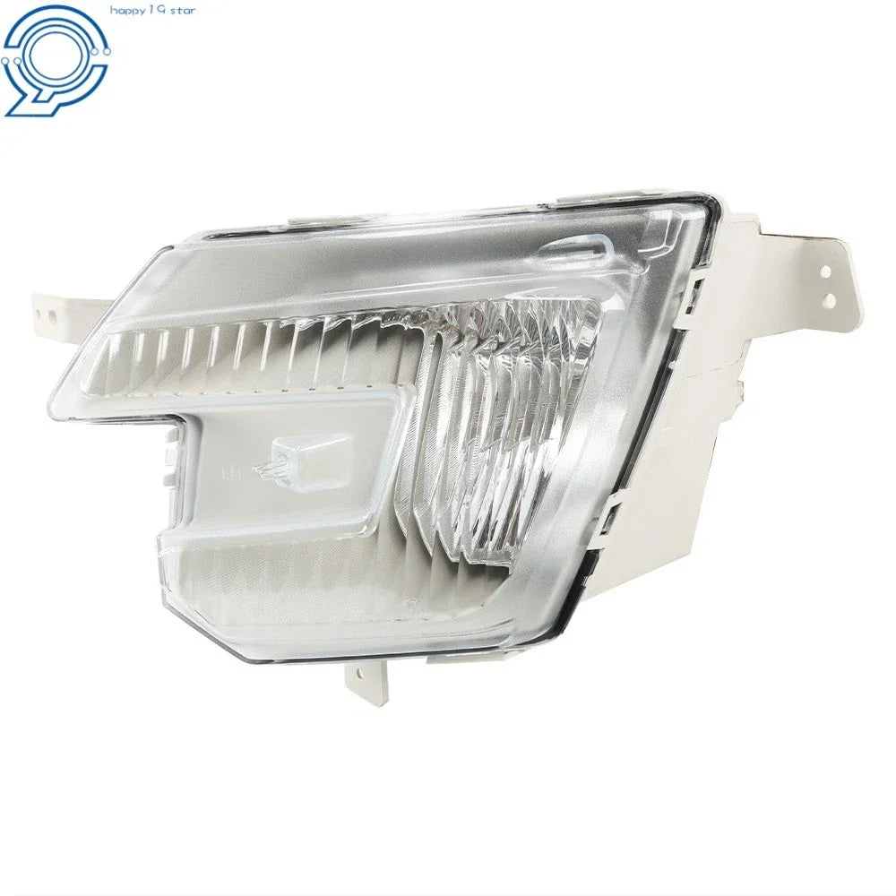 Set of 2 Fog Lights for Ford Explorer (2016–2017) Halogen Black Bezel Chrome